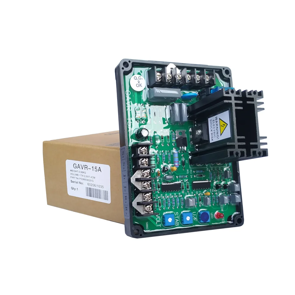 

GAVR-15 Generator Universal Automatic Voltage Regulator GAVR 15A Board 3 Phase Brushless Diesel Electric Controller Stabiliz