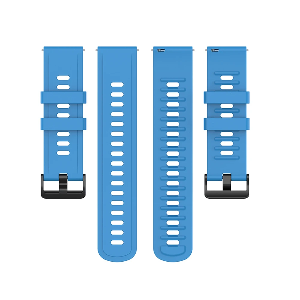 Versatile Silicone Sport Wristband - 22mm/20mm Strap