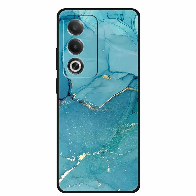 Marble Pattern Soft Silicone Phone Case - Fashionable TPU Back Protector Cover