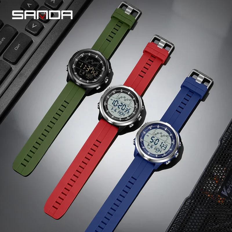 Luxury Men's Digital Sport Watch - Waterproof LED Military Style Stopwatch Gift