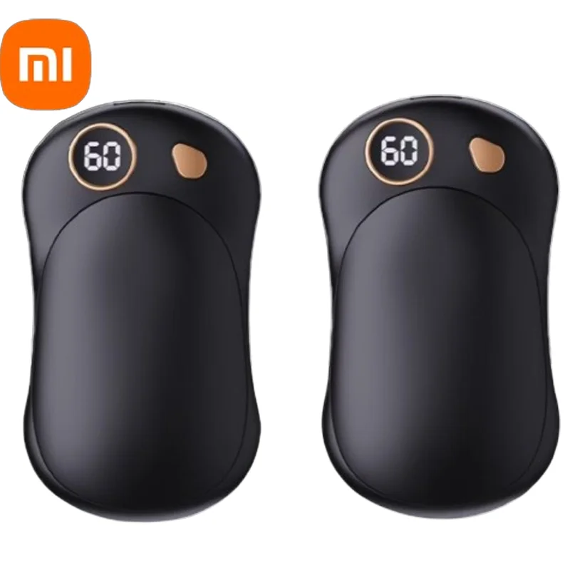 Xiaomi 2Pack Magnetic Portable Rechargeable Hand Warmers With 3 Heat Settings Digital Display Stylish For Winter Outdoor/Skiing
