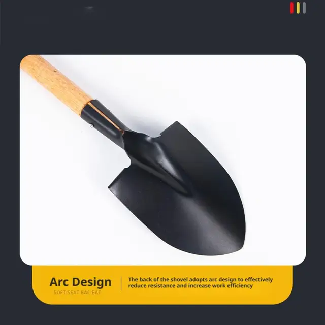 36/50.5cm Digging Shovel Manganese Steel Shovels Kids Trowel Waterproof Rustproof Garden Scoop for Outdoor Beach Camping 4