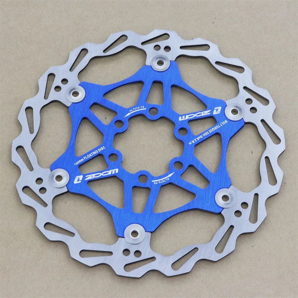 ZOOM Mountain bike 160 180 203mm disc brake rotor floating