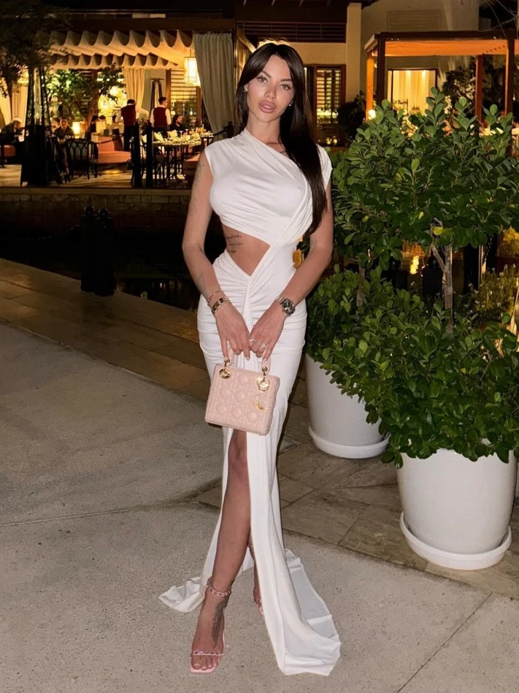 green emerald velvet dress Long Prom Dresses Sexy White Deep V neck High Slit Chiffon Evening Dress  cg10588