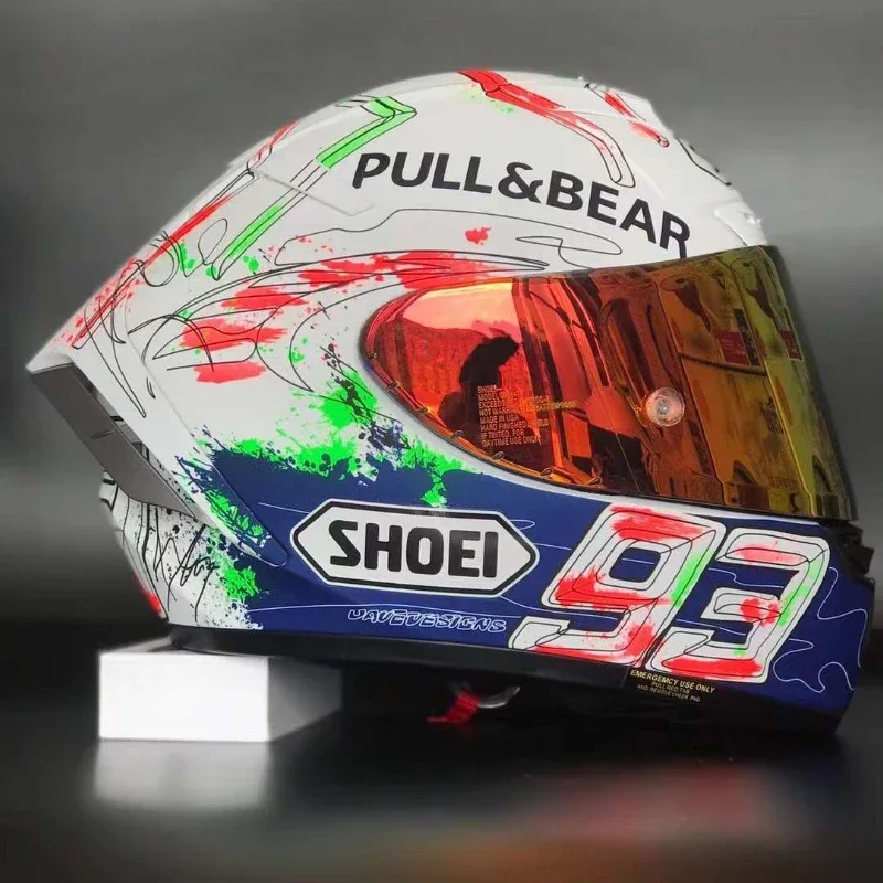 

Мотоциклетный шлем на все лицо, шлем X-Spirit III, Marquez Каталония, X-четырнадцать спортивных велосипедных гоночных шлемов, мотоциклетный шлем