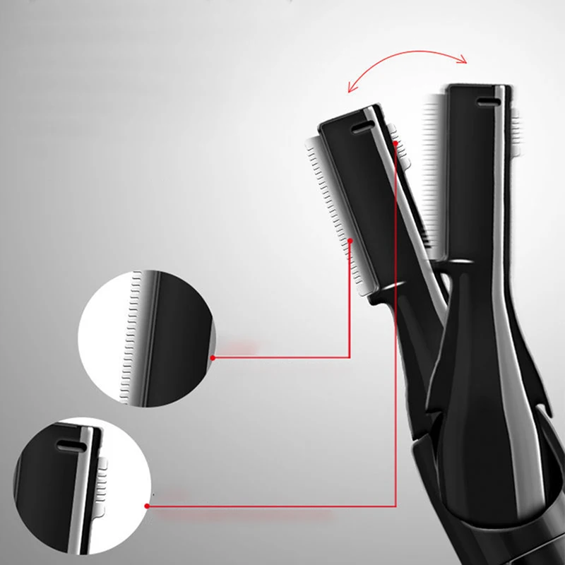 Eyebrow Hair Remover Painless, Precision Eyebrow Trimmer Razor Tool for Face Lips Nose Facial Hair Removal for Men Women