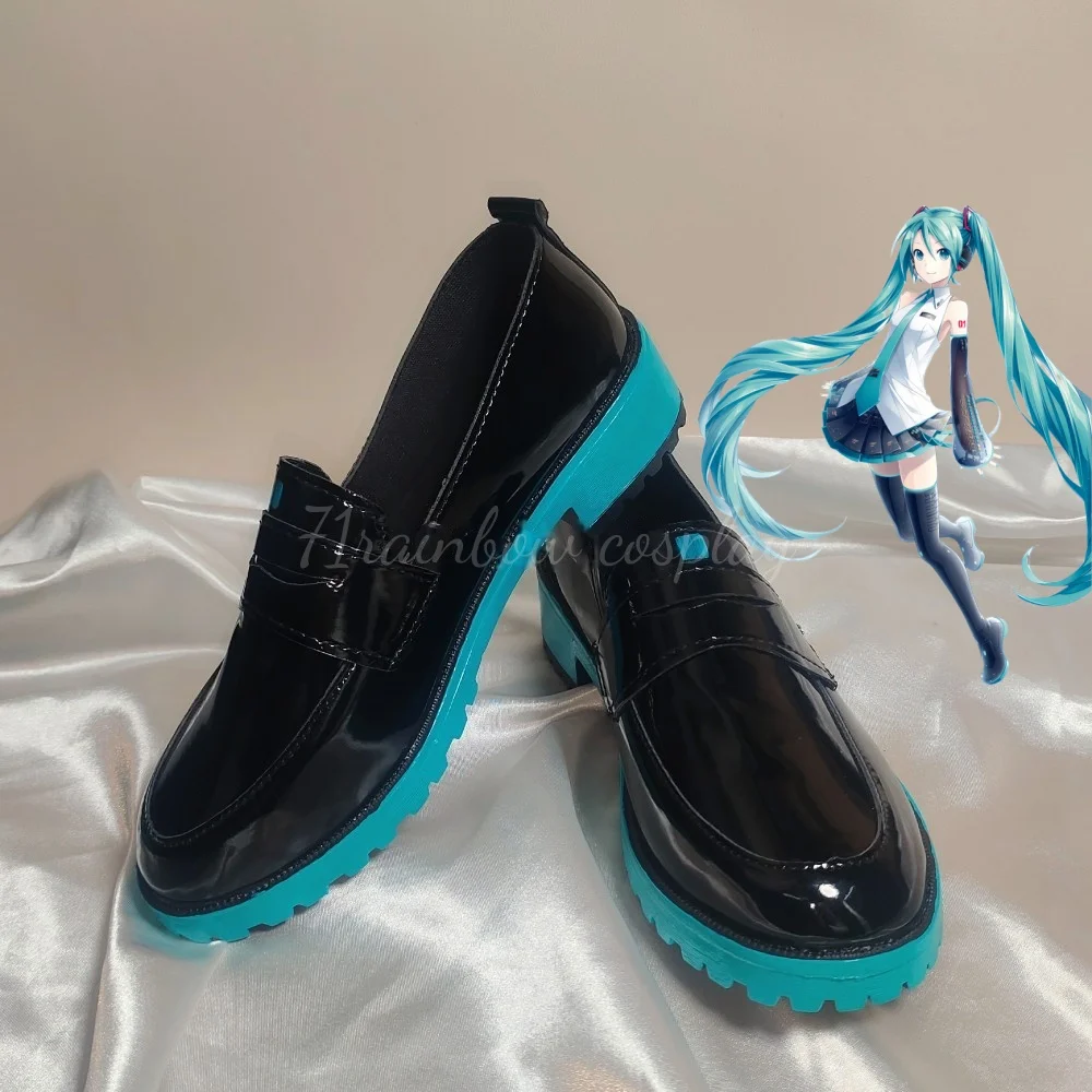 Cosplay Shoes Fur Boots Anime Mikku JK Formula Cosplay Shoes Miku Cosplay Boots