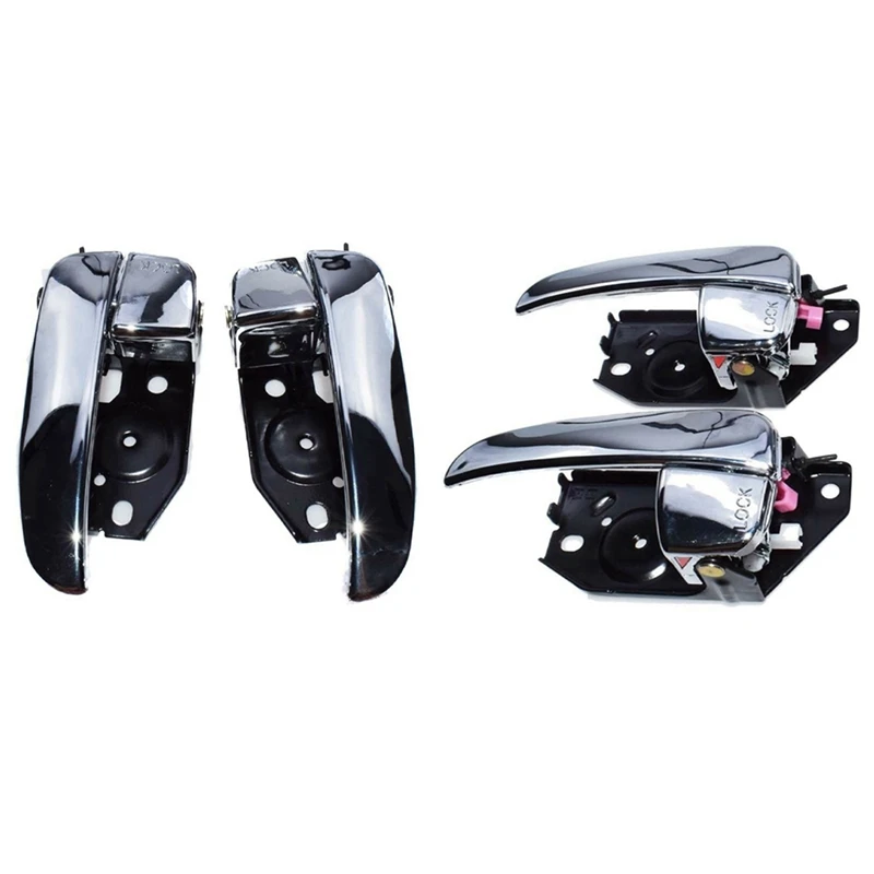 

2 пары внутренних дверных ручек для Hyundai Sonata 01-05 82610-3D010 826203D010, передние левые правые и задние левые правые