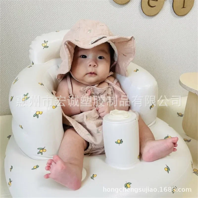 Ins Style Korean Popular Inflatable Seat Photography Props Foldable Safety Learning Seat Children's Home Inflatable Sofa