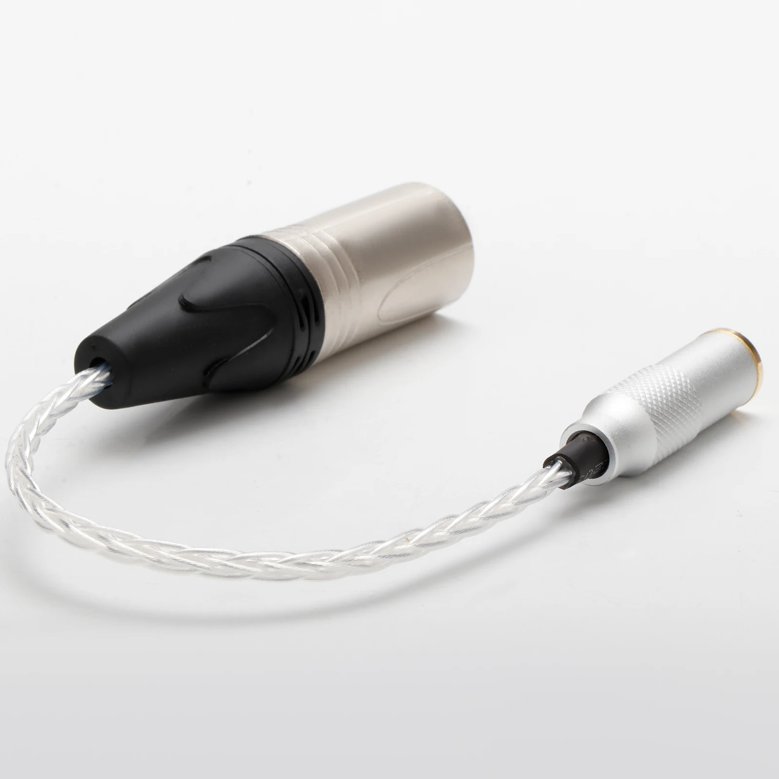 Preffair HIFI Audio 8core OCC versilbert 4,4 mm symmetrische Buchse auf 2X3Pin XLR Buchse/6,35/XLR Stecker Twisted Balanced Cable – Detail 11