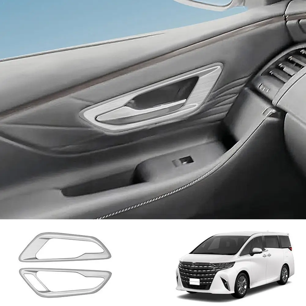 

Для Toyota Alphard 40 серия 2023 + внутренняя дверная чаша ручка панель защитные молдинги Автомобильная внутренняя стильная Автомобильная наклейка Int F6F5