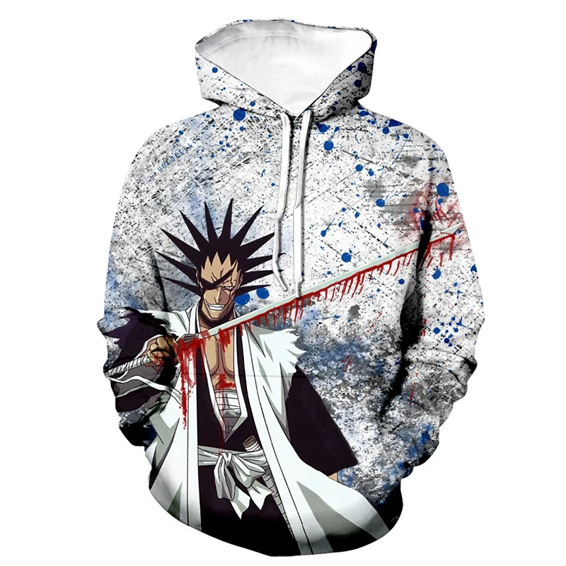 

Fashion Hoodies Anime Pattern Men/Women Casual Streetwear Hoodie BLEACH 3D Printed Hooded Sweatshirt Unisex Hoodie Tops