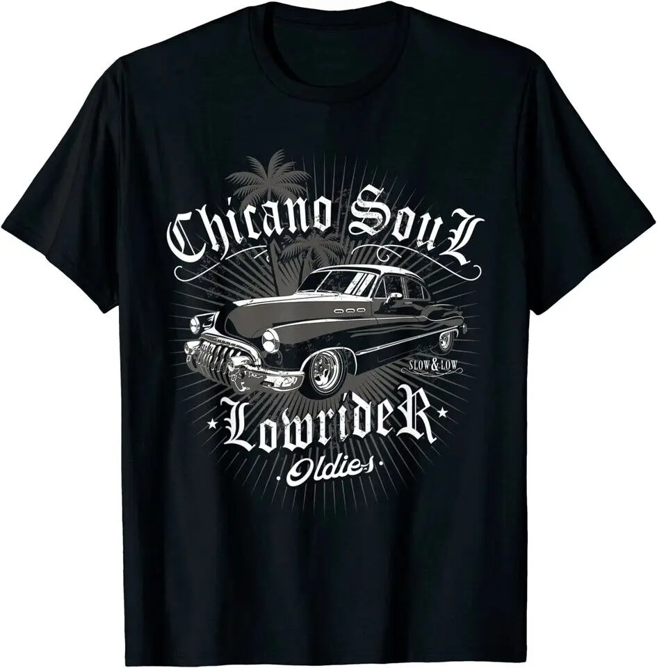 

Новая ограниченная серия футболок Lowrider Chicano Low мексиканский Лос-Анджелес Латина Райдер Холо