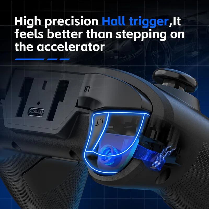G6 wireless  mobile game controller with Hall trigger and Hall joystick supporting switch/pc/android/IOS - 3