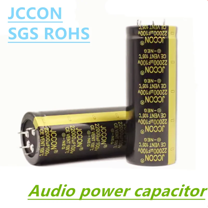 100v15000uf 1Pcs Aluminium Capacitor 100v 22000uf 4-PIN For Power Supply Hifi Amplifier Low ESR