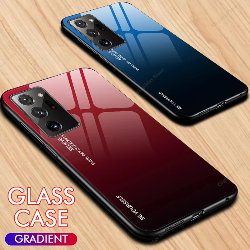 Dedux Custodia Cover per Vivo Y72 5G / Vivo Y52 5G, Custodia in Vetro Temperato a Colori Sfumati + Protettivo TPU Case Cover (Viola/Verde