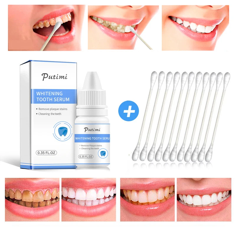 Teeth Whitening Essence Liqud Oral Hygiene Cleaning Whiten Tooth Serum