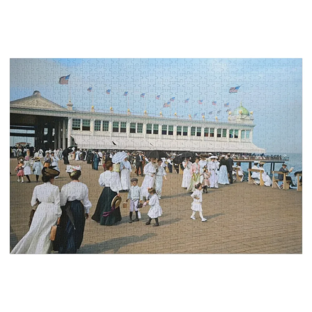 

Казино и бордэй, парк асбери, 1900s. Головоломка Аниме персонализированный подарок свадьба Персонализированные игрушки головоломка