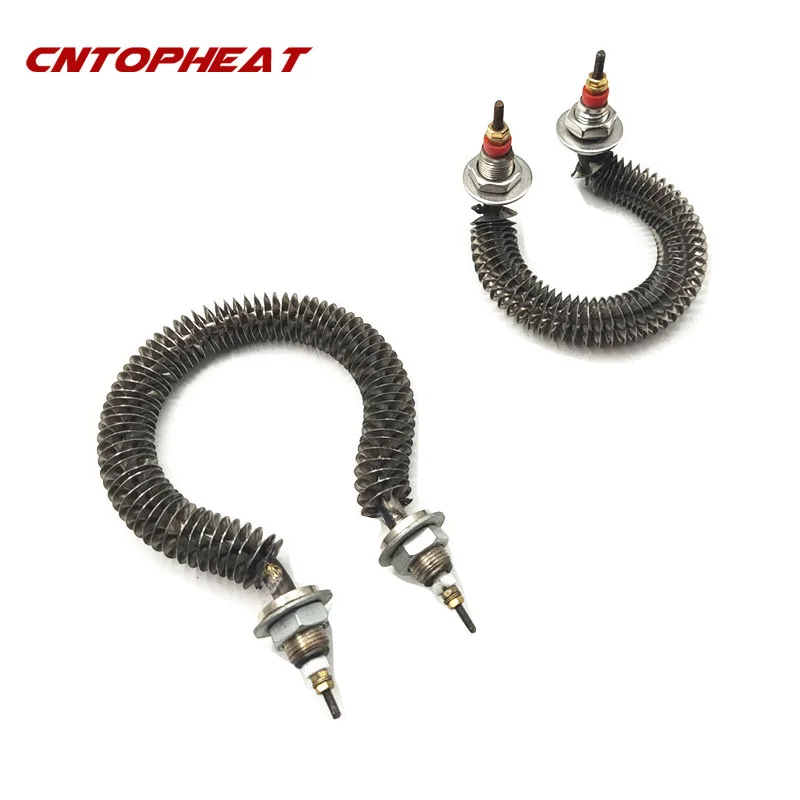 Calefator Bonde de da Aletas Elemento de Aquecimento Resistores de ar Quente 220v 300w 500w Aço Inoxidável