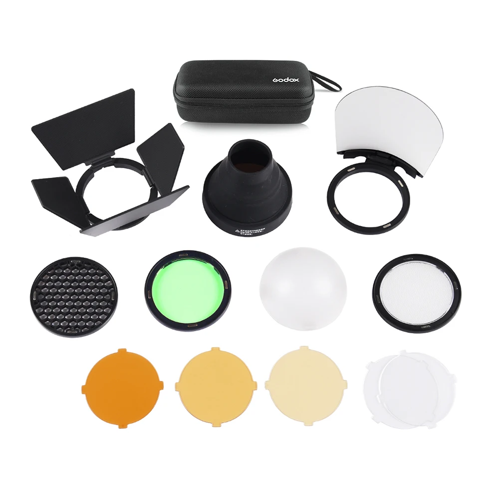 Godox AK-R1 Flash Accessory Set Mini Photography Allowance For Godox AD200 H200R V1 Round Flash lamp Head Soft light ball 6
