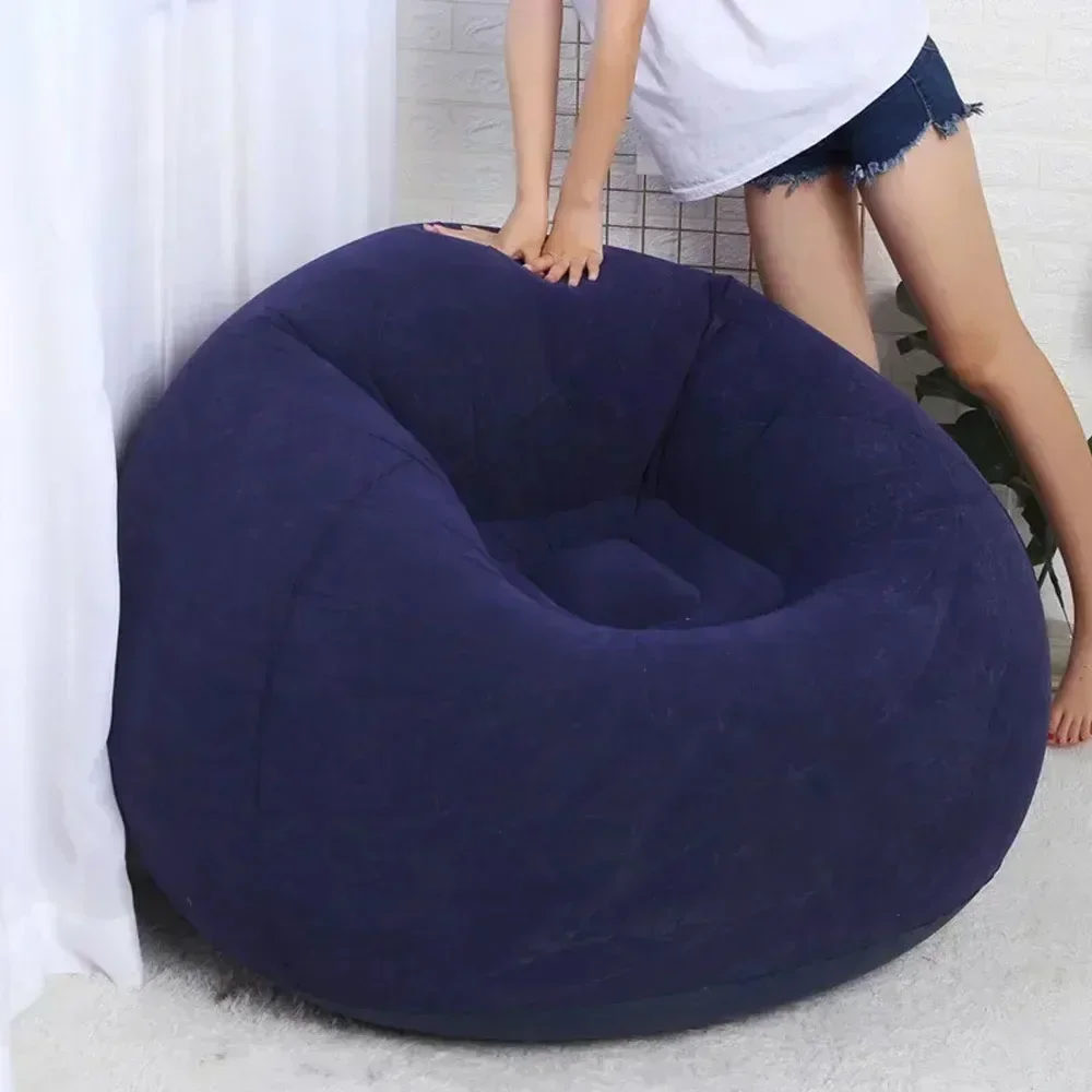 Inflatable Sofa Set Large Lazy Inflatable Sofa Chairs PVC Lounger Seat Bean Bag Sofas Pouf Puff Couch Tatami Living Room Supply