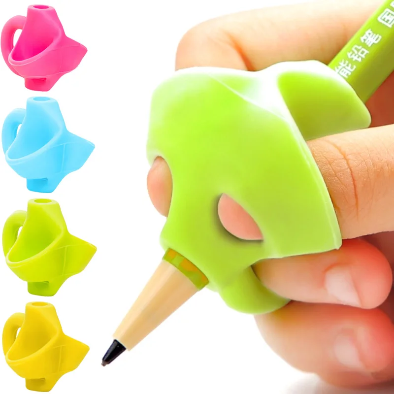 1pc Pencil Holder Children Learn To Write Pencil Holder Corrects Posture Beginner Pupil Pencil Corrects Posture