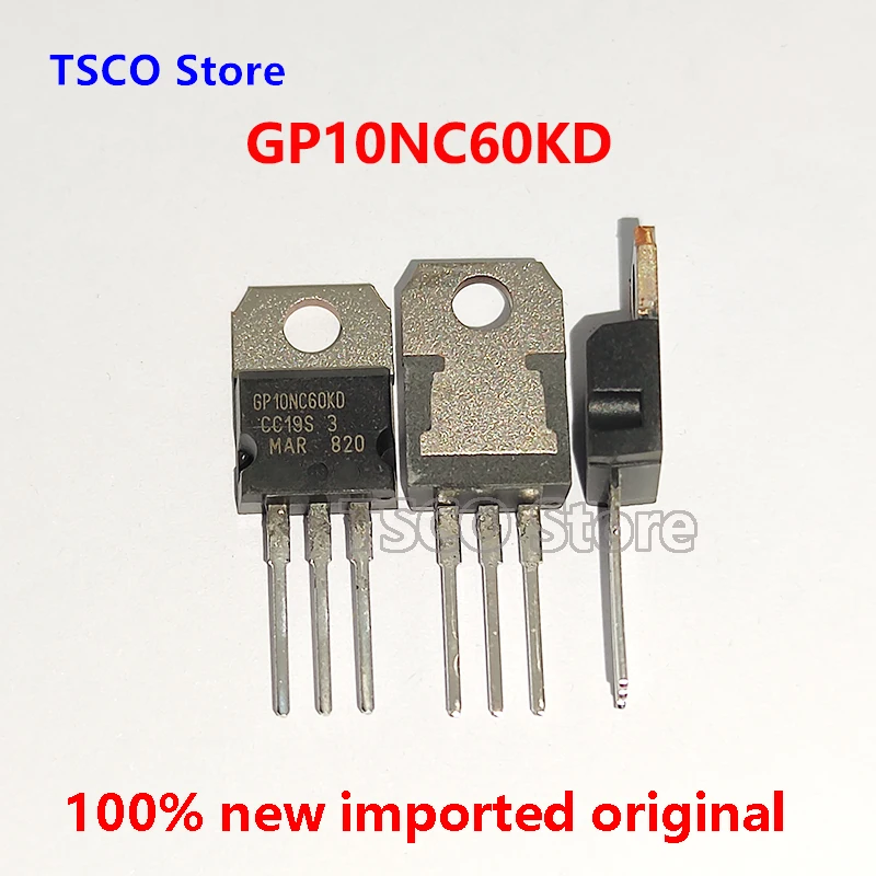 

10Piece GP10NC60KD STGP10NC60KD 100%New Original 10A 600V IGBT