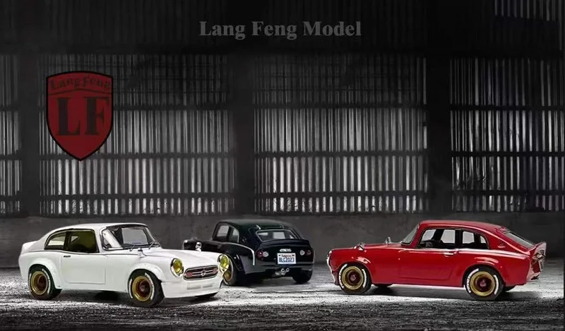 

LF Model 1:64 Honda S800 Black /White /Red Model Car
