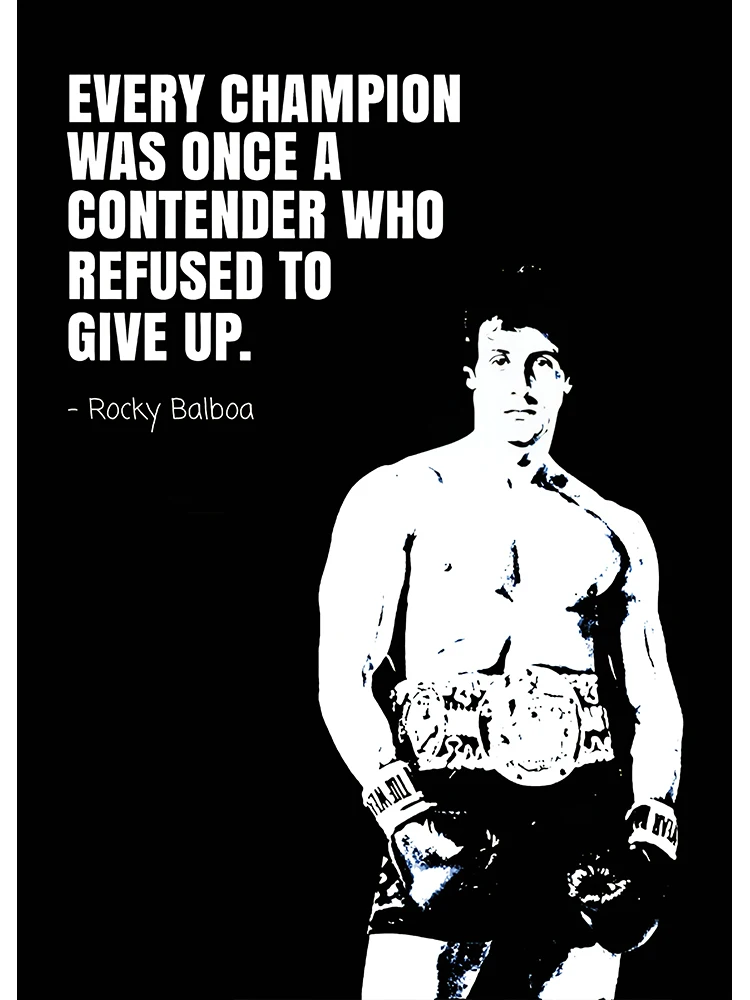 thumbnail image 1 of Póster de culturismo y boxeo de la película clásica Balboa, pintura en lienzo, arte de pared motivacional para sala de estar, decoración del hogar, cuadros, 1 of 5