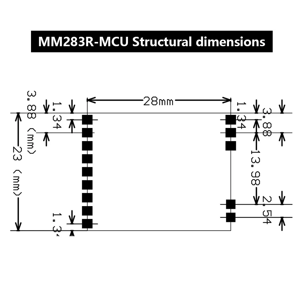 Module récepteur FPV 5.8G 4900-5945MHz 3.3-5V pour drone