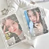 1pcs Cute Star Glitter Kpop Card Sleeves Holder 3 Inch Storage Holder Card Films Game Cards Protector Keychain Gift 4