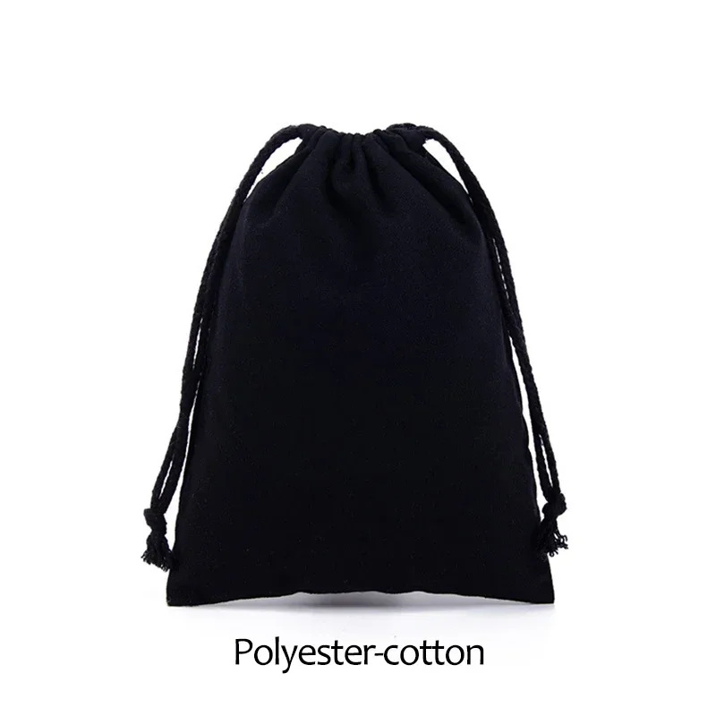 Eco-Friendly Cotton Blend Drawstring Gift Bags for Candy Storage and Home Organization