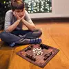 Viking Chess Set Asymmetric Chess Board Game Portable Strategy Games Learning Toys Chess Gifts Party Supplies For Kids Adults 2