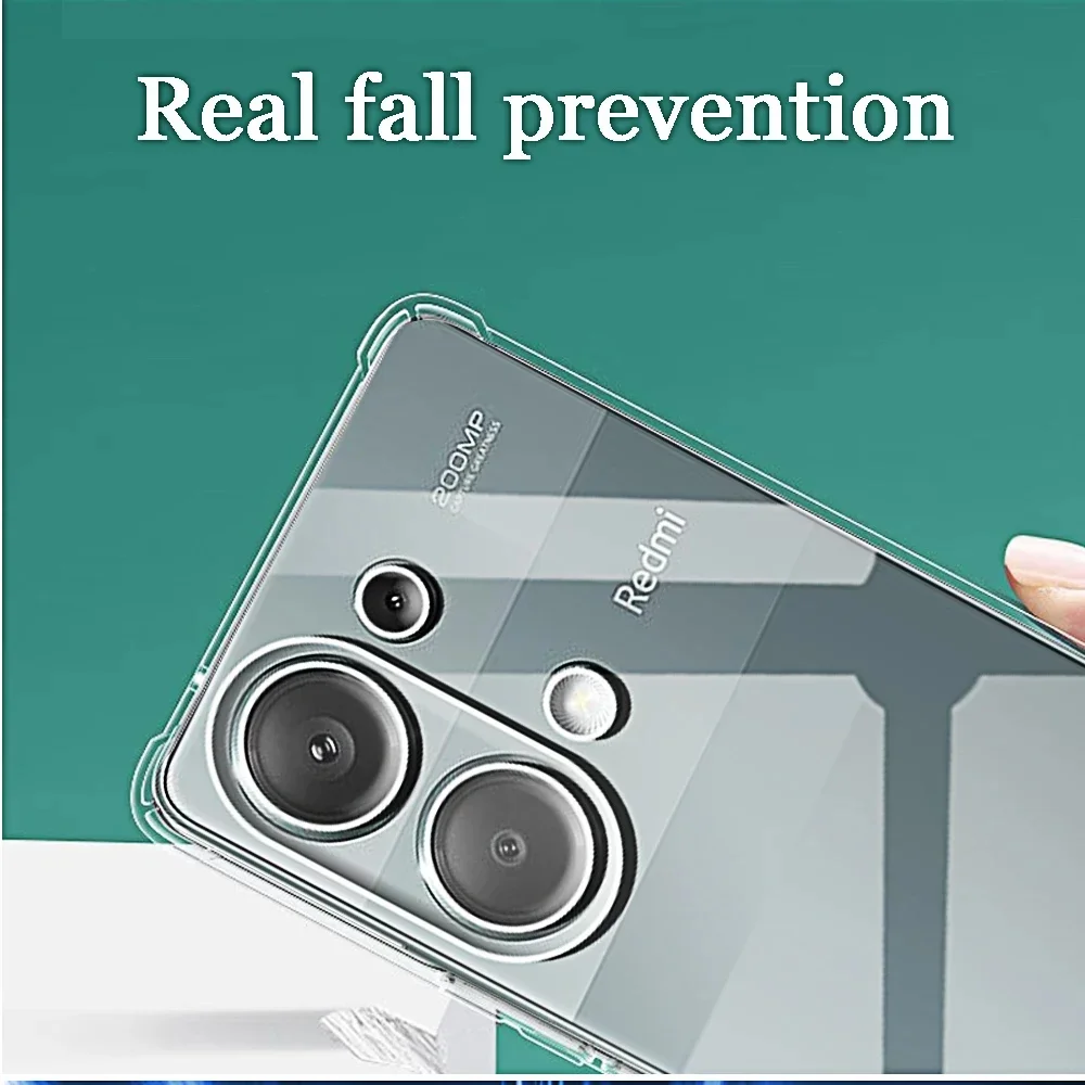 Clear Shockproof Silicone TPU Soft Phone Case