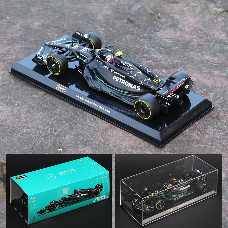 Bburago 1:24 Mercedes-AMG F1 W14 E Performance 2023 Alloy Car