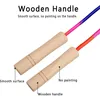 5M Rainbow Long Rope Group Skipping Children Students Speed -Fit Jump With Anti-Slip Handle School Elementary Outdoor Sports 3