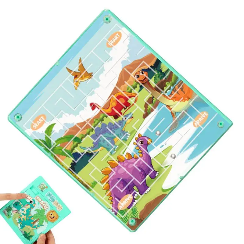 

Jigsaw Puzzle Toy Learning Puzzle Toy 2 In 1 Travel Puzzles Games Preschool Educational Maze Toy Car Activities Toy For Girls