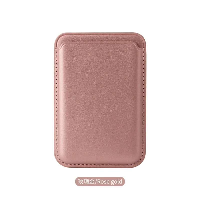 Magnetic Leather Wallet Card Holder and Phone Stand