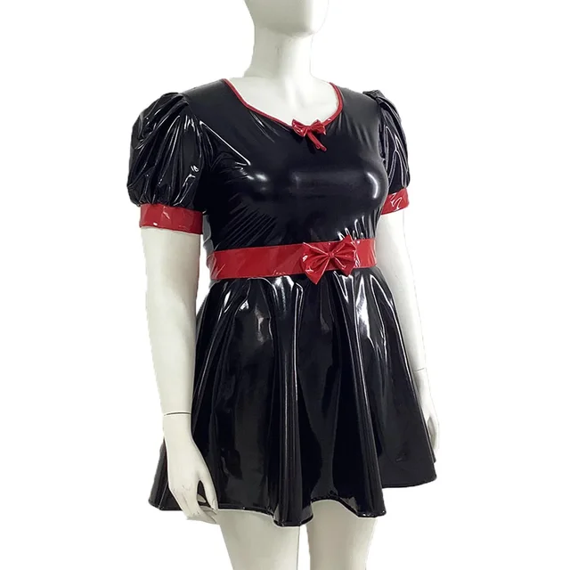 Puff Short Sleeve A-Line Dress 5