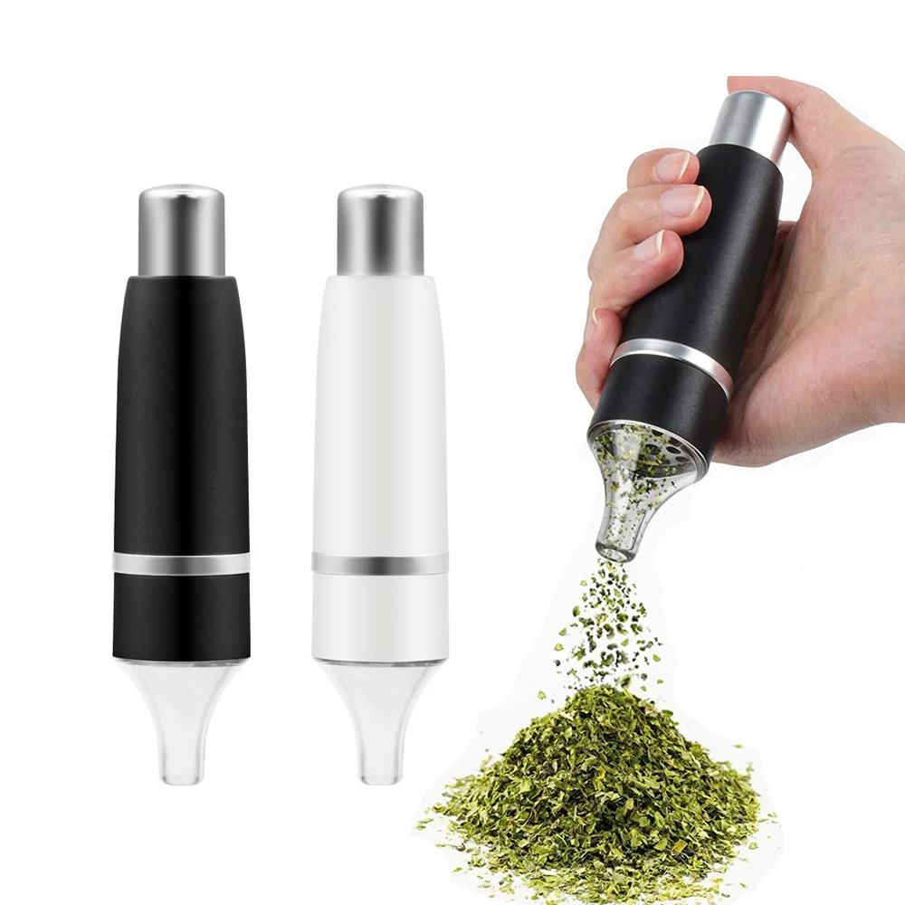 Nuovo Alluminio Press Fill Smoke Grinder Per Erba All-In-1 Staccabile Herbal Herb Spice Mill Grass Crusher Grinder Per Sigarette Dropship