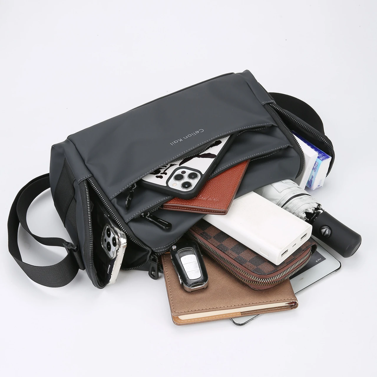 Men's Crossbody Bags Handbag High Quality Nylon Fabric Male