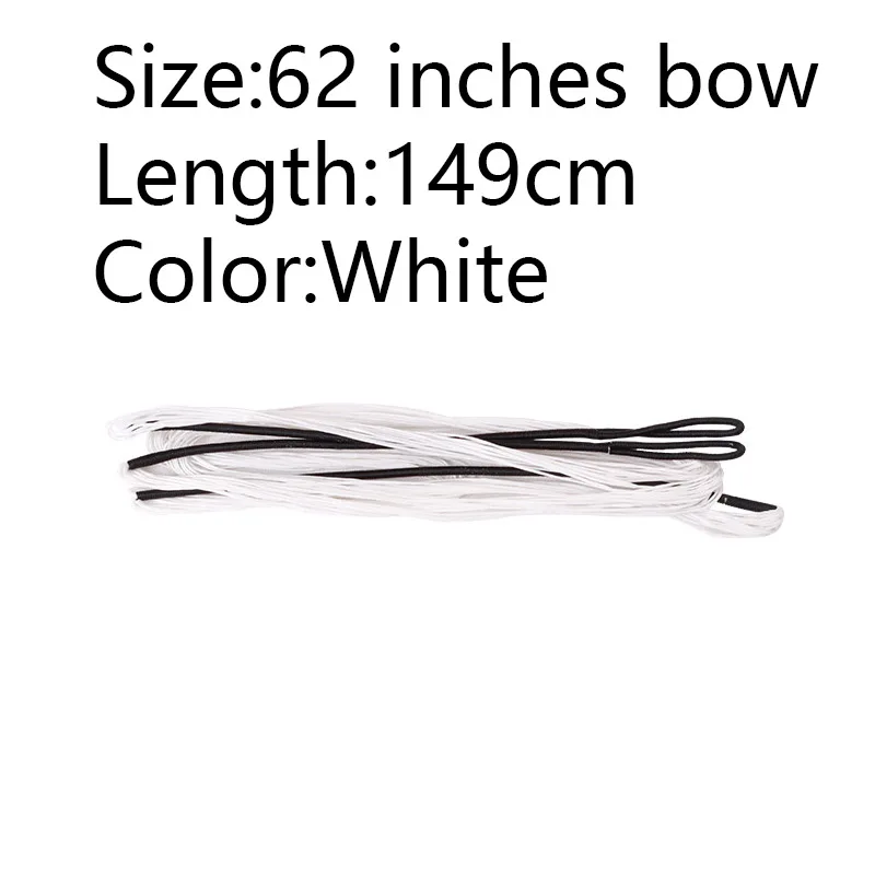 VBESTLIFE Corda di Ricambio per , 12 Fili di Ricambio per per Tiro con L' per da Caccia Americano con Ricurvo(64 Inches