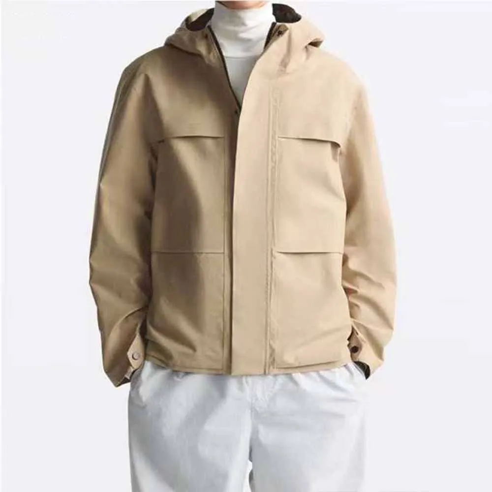 

Men's New Fashion Solid Loose casual Hooded Parkas Coat Vintage Long Sleeve Button-up Female Outerwear Chic Tops