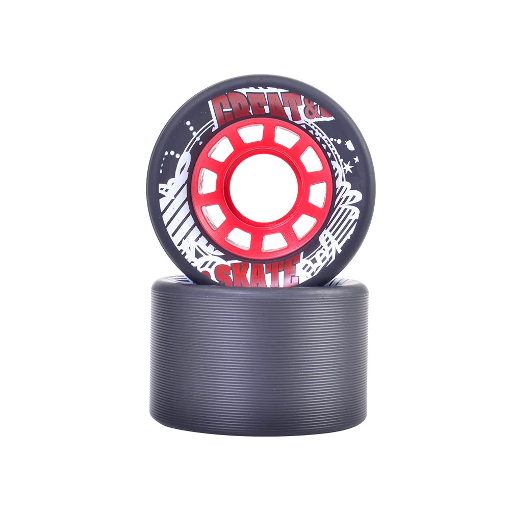 Roller Skates wheels 8 pieces 62x40mm For Indoor & Outdoor Skating Quad Skate wheels 95A PU Wheels For Kids roller skating wheels