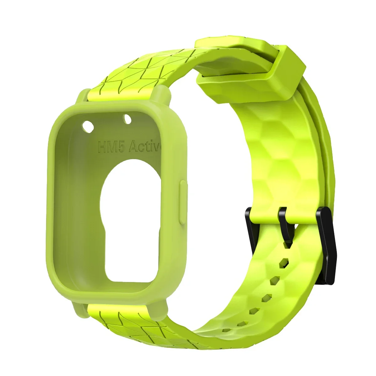 Enhanced Silicone Replacement Bracelet with Protective Shell Covers