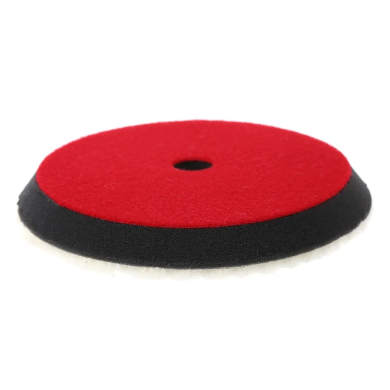 7" 180mm Soft Wool Car Auto Polishing Pad Professional Mixed Detailing ing Pad for Smooth Surface Finishing