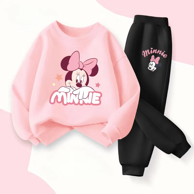 Minnie Print Girls Sweatshirt Set 2