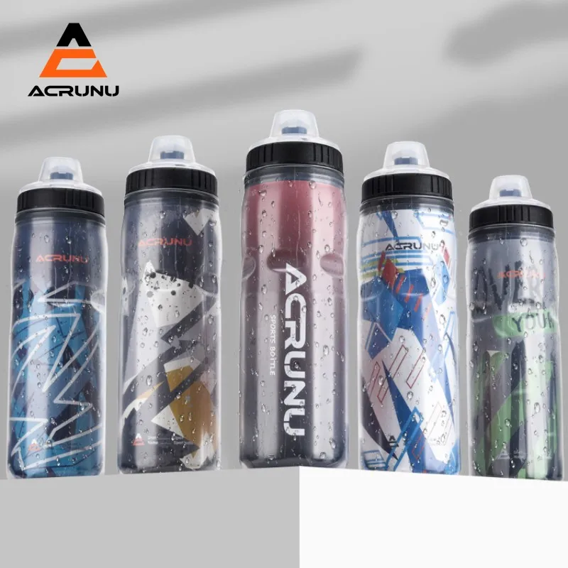 ACRUNU Sports Squeeze Water Bottle 620ml Portable Silicone Bike Water Bottle  Outdoor Sports Drink Kettle for Running Cycling - AliExpress