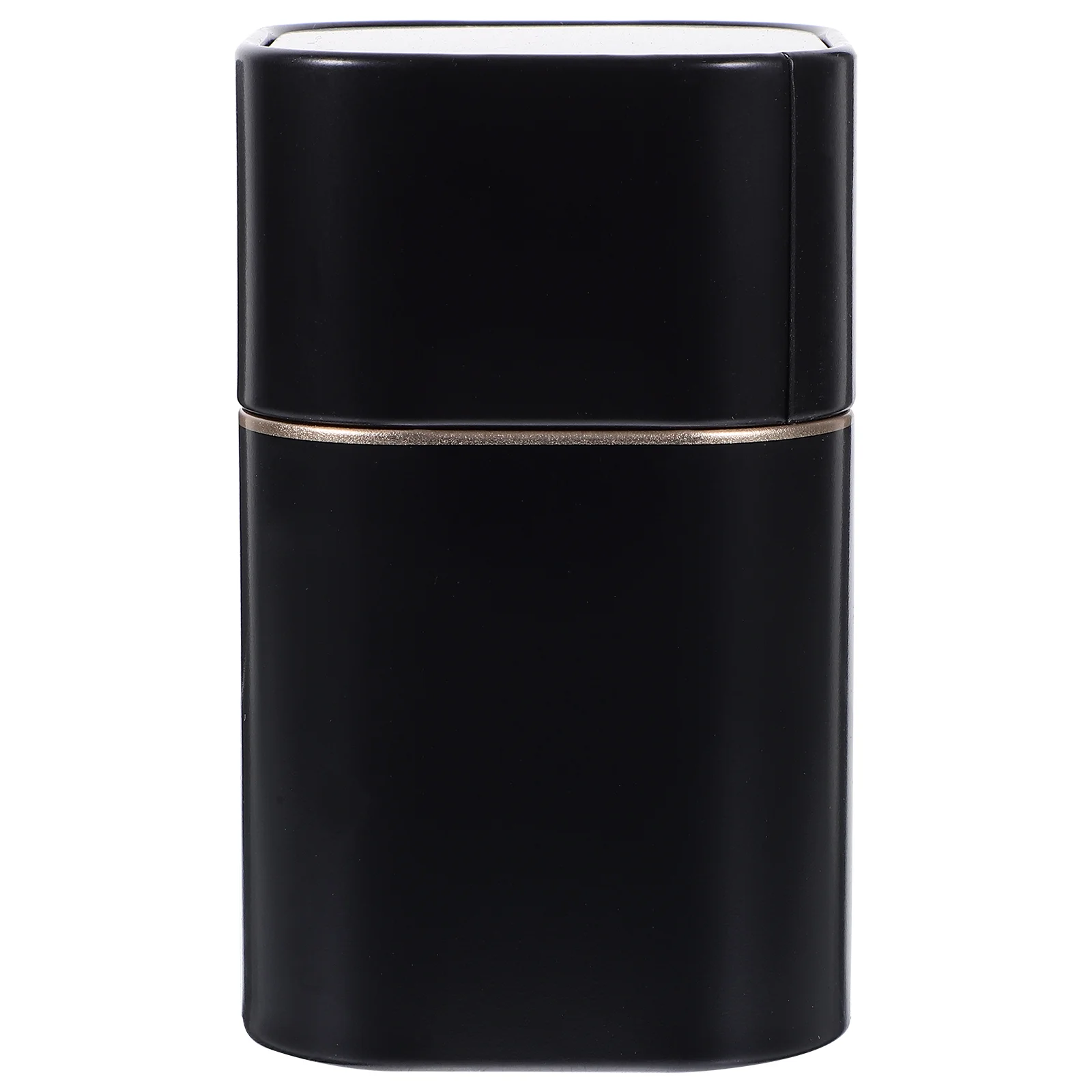 

2 Pcs Tea Dry Food Storage Canister Tinplate Container Jars Metal Candy Holder With Lid Travel