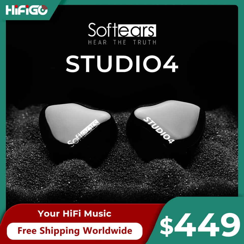 Swifstudio 4-in-耳監視イヤホン,4つのドライバー,3ウェイ,プロのhifi 
